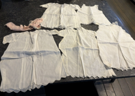 Vintage Baby Gowns, Christening Gowns and Bonnet Lot of 6 - $47.49