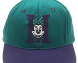 VTG 90s Disney Store Minnie Mouse”M”Logo Snapback Youth Hat Teal/Purple ... - £9.25 GBP