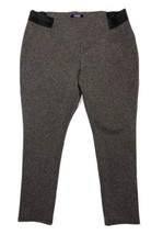 Chaps Women Size XXL (Measure 36x29) Black Knit Pull On Stretch Pants - $7.41