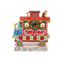 Enesco Jim Shore Peanuts Woodstock&#39;s Christmas Train Caboose Figurine - £54.76 GBP