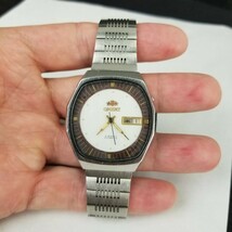 Vintage Orient automatic 21 Jewel men's watch 1970's stainless Day Date ... - $119.99 Vintage Orient automatic 21 Jewel men's watch 1970's stainless Day Date ... - $119.99