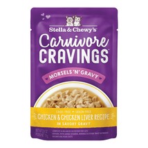 Stella and Chewys Carnivore Cravings MorselsNGravy Chicken and Chicken Liver Rec - £59.30 GBP