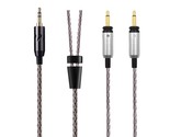 6N 16-core braided 3.5mm Audio Cable For Fiio FT3 FT5 Headphones - £47.76 GBP