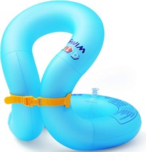 Swim Vest For Children, Portable Inflatable Pool Floats Swimming Ring With - £31.42 GBP