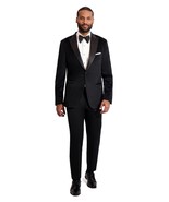 Ike Behar Black Velvet Peak Lapel Tuxedo Jacket Only Slim Fit - £179.13 GBP