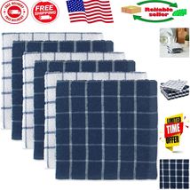 Versatile Nautical Blue Kitchen Dishcloth Set - 12x12, Machine Washable,... - $387.54 MXN
