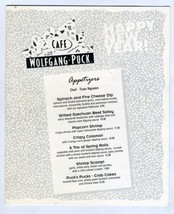 Cafe Wolfgang Puck Menu Disneyworld Live Love Eat Happy New Year - £19.88 GBP