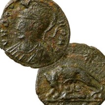 SHE WOLF suckling Twins Romulus, Remus RARE R3 in RIC Constantine the Great Coin - £97.96 GBP