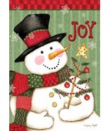 7151 Snowman Joy Garden Flag  - £5.94 GBP