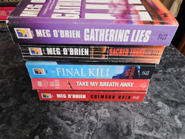 Meg O&#39;Brien lot of 5 Suspense Paperbacks - £7.50 GBP