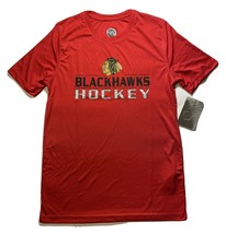NHL Hockey Boys Youth Large 14-16 Chicago Blackhawks PlayDry Short Sleev... - $9.89