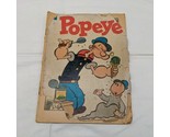 POPEYE #28 (Dell 1954) Front Cover Detacthed Vintage Comic Book The Sail... - £14.01 GBP