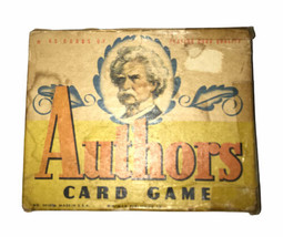 Vintage Authors Card Game #3010 Whitman Publishing Co. RARE - missing 1 ... - £33.58 GBP