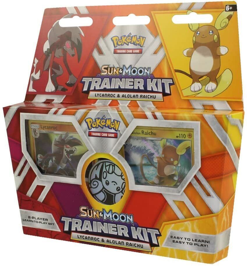 Primary image for Toys Pokémon TCG: Sun & Moon Trainer Kit Lycanroc & Alolan Raichu Card Game