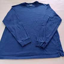 Duluth Trading Men's Relaxed Fit Longtail T Cotton Blue T-Shirt Long Sleeve Sz L image 6
