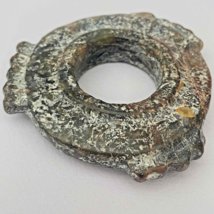 Ancient or Later Xuanji Jade Notched Dish with Gem Report MAKE OFFER! - $864.04