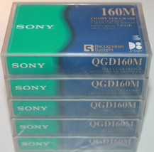 Sony 160M QGD160M 5 x Blank Data Cartridge 7 GB Each NEW Computer Grade 524 ft - £17.94 GBP