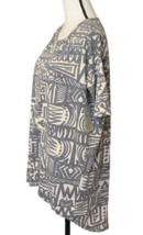 LuLaRoe Womens Irma Shirt Plus Size 2XS Hi Lo Straight Round Hem Stretch Tunic - £12.38 GBP