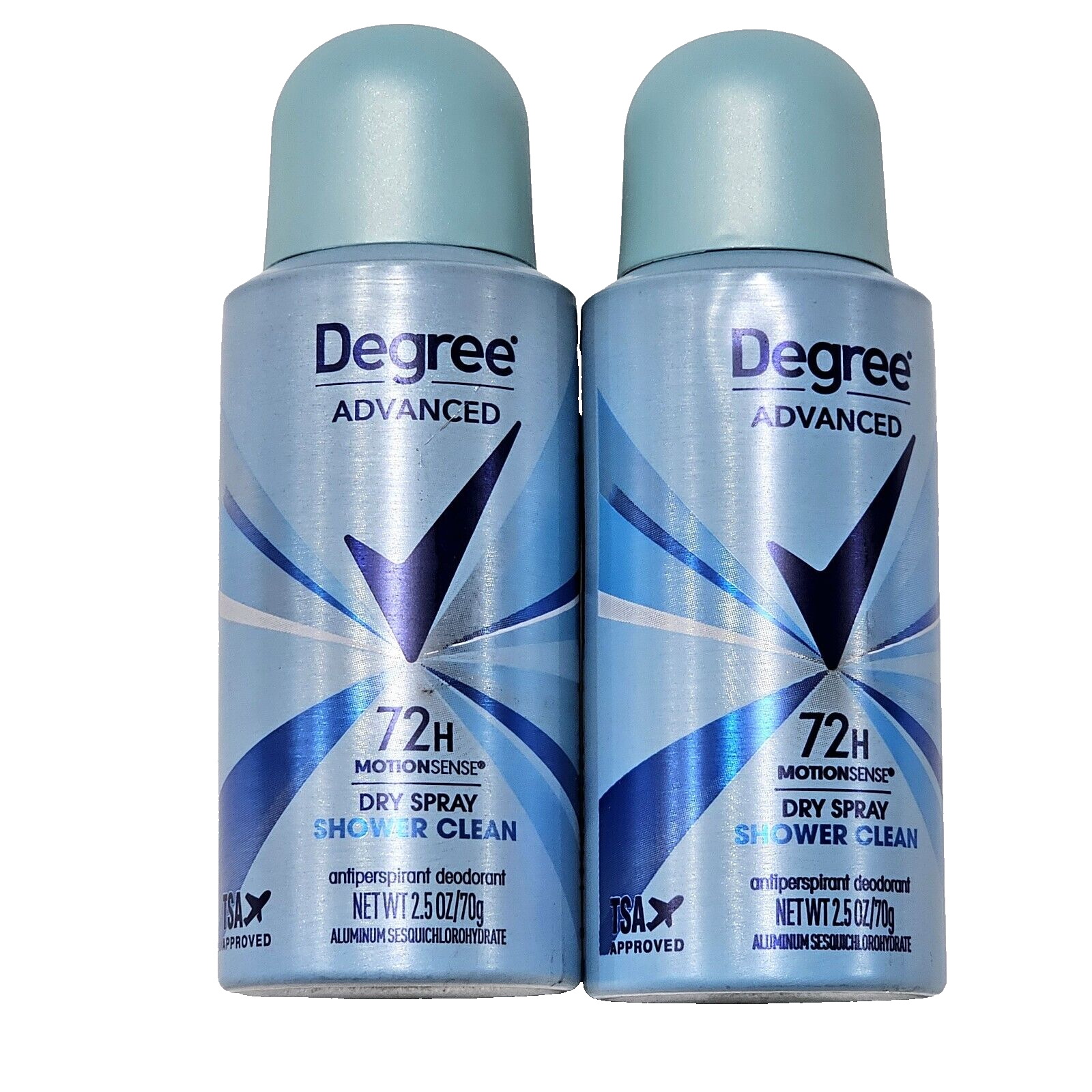 2 Pack Degree Advanced 72h Motion Sense Dry Spray Shower Clean Antiperspirant... - $25.99