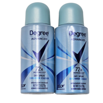 2 Pack Degree Advanced 72h Motion Sense Dry Spray Shower Clean Antiperspirant... - £20.74 GBP