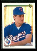 Vintage 1990 Upper Deck Baseball Trading Card #619 Jamie Moyer Texas Rangers - £6.66 GBP