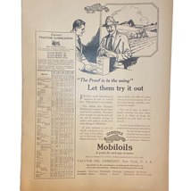 Mobile Gargoyle Motor Oil Company Print Ad February 1920 Frame Ready - £6.63 GBP