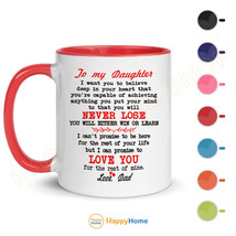 Coffee Mug Birthday Gift for Daughter from Dad Love You for Rest of Mine -M008 - £18.09 GBP+