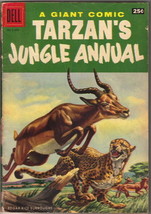 Tarzan&#39;s Jungle Annual Comic Book #5 Dell Comics 1956 VERY GOOD - £15.90 GBP