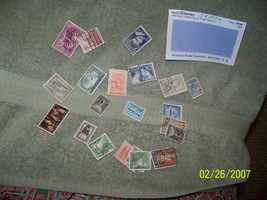 lot of [23} vintage worlwide postage stamps  {greece} - £6.41 GBP