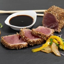 Ahi Tuna Saku - Yellowfin Tuna Blocks - 12 x 2 pieces - 6 oz ea - $1,044.16