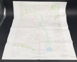 1967 Wilkinson Creek Wyoming Quadrangle Geological Survey Topo Map 22&quot;x2... - $9.49