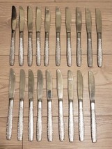 DON Indonesia Butter Knives Set Of 19 Silverwear Design Lot - £17.57 GBP