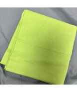 VINTAGE Lime Green SOLID COTTON QUILTING &amp;  SEW/CRAFT FABRIC  2 2/3 YD X... - £10.11 GBP