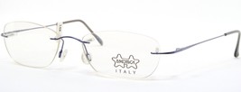 Vintage Luxottica LU 7584 T339 Azul Gafas sin Montura 52-17-135mm Italia - £57.60 GBP