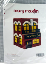 Cross Needle Stitch Plastic Canvas Kit No. 23551 Village Pub MARY MAXIM - $22.72
