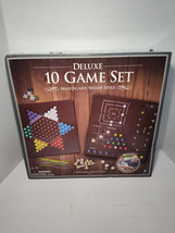 CRAFTSMAN COLLECTION DELUXE 10 GAME SET Chess Checkers Backgammon - New ... - $19.79