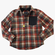 Pendleton Men’s Two-Layer Wool Blend Shirt Jacket Red S - £47.97 GBP