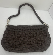 The Sak crochet chocolate purse See Photos 7 By 12 Inches Handbag - £9.37 GBP