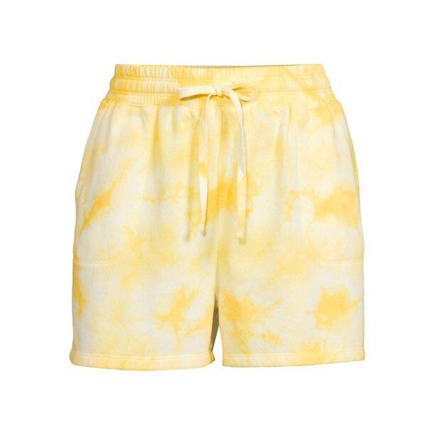Primary image for Time and Tru Women’s Coordinating Super Soft Fleece Shorts Yellow Size XL(16-18)