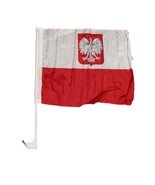 AES 12x18 Poland Eagle Polska Car Vehicle 12&quot;x18&quot; Flag - $6.07 CAD