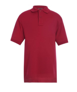Tommy Hilfiger Kids&#39; Short Sleeve Interlock Co-ed Polo Shirt, Unisex Red... - $222.53 MXN