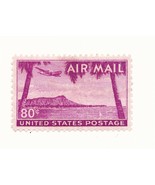 sc#C46 Diamond Head Old USA Airmail Stamp Mint Hinged - £3.10 GBP