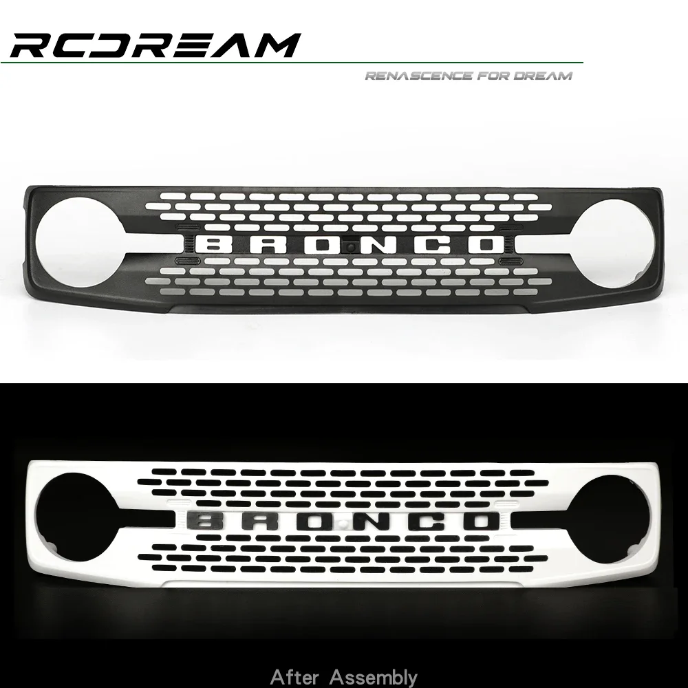 Rc Dream Front Grille Mask #A For Traxxas TRX4 New Bronco Body Upgrade Option - £15.08 GBP+