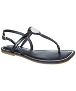 Tommy Hilfiger Women Slingback Thong Sandals Janae Size US 9.5M Black - $26.03