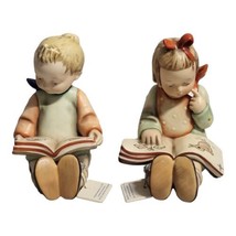 RARE 70th ANNIVERSARY GOEBEL Hummel &quot;BOOKWORM BOY &amp; GIRL” # 14/A &amp; 14/B ... - $8,937.97 MXN