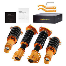 24-Step Damper Coilover Struts Lowering Coils for Subaru Legacy 00-04 BE - £235.24 GBP
