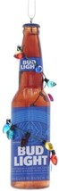 Kurt Adler Budweiser Bud Light Bottle with Christmas Bulbs Ornament - £8.69 GBP