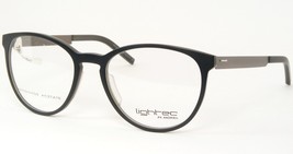 LIGHTEC Morel 8098L GO042 Matt Dunkelgrau (Schwarz) Brille 52-18-140mm France - $173.16