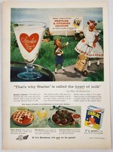 1967 Print Ad Borden's Starlac Instant Milk Elsie the Cow & Son Beauregard - £9.17 GBP
