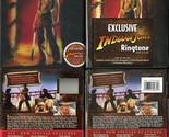 INDIANA JONES &amp; THE TEMPLE OF DOOM DVD 3D SLIPCOVER RINGTONE PARAMOUNT V... - $12.95